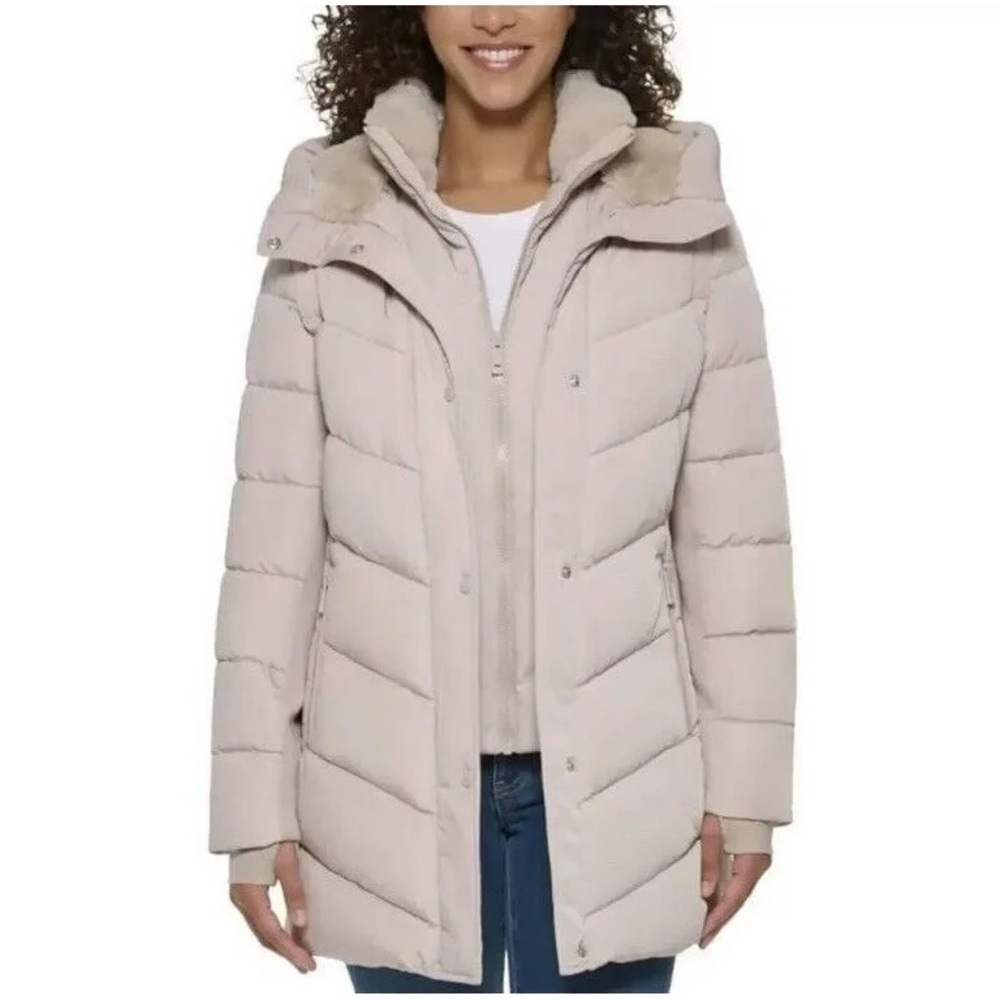 ANDREW MARC Women's Faux Fur Hooded Walker Jacket Size XXL - Picture 2 of 16